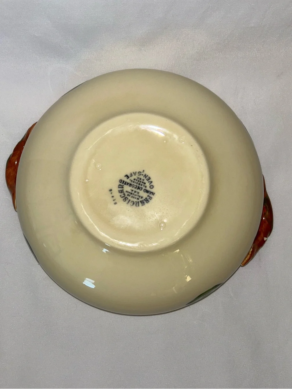 Franciscan Apple Small Covered Casserole Dish w/ Lid USA Vintage Serving Bowl